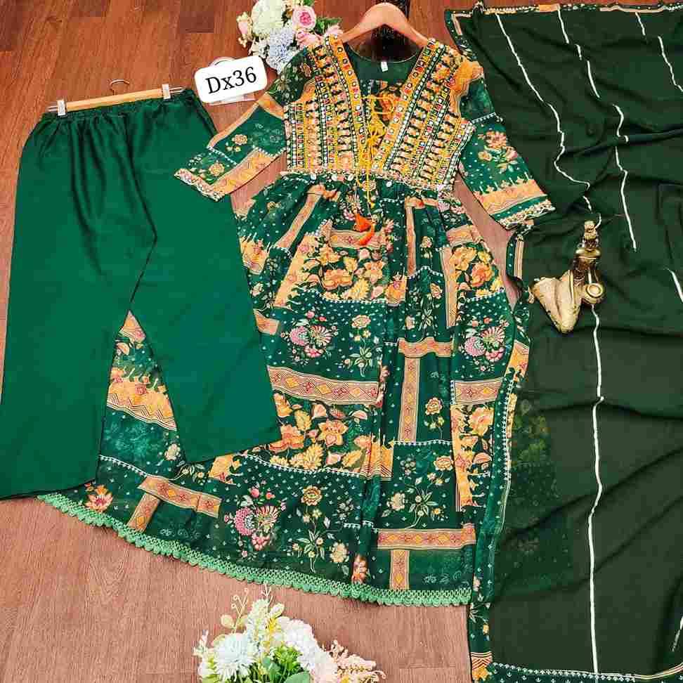 Dx-36 By Fashid Wholesale 01 To 02 Series Beautiful Suits Colorful Stylish Fancy Casual Wear & Ethnic Wear Faux Georgette Dresses At Wholesale Price