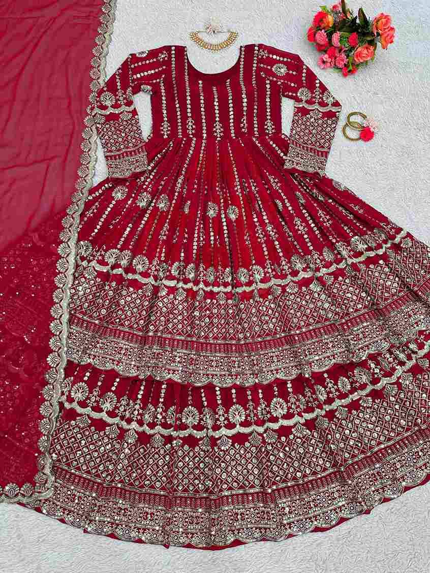 R-6458 By Fashid Wholesale Beautiful Festive Suits Colorful Stylish Fancy Casual Wear & Ethnic Wear Faux Georgette Dresses At Wholesale Price