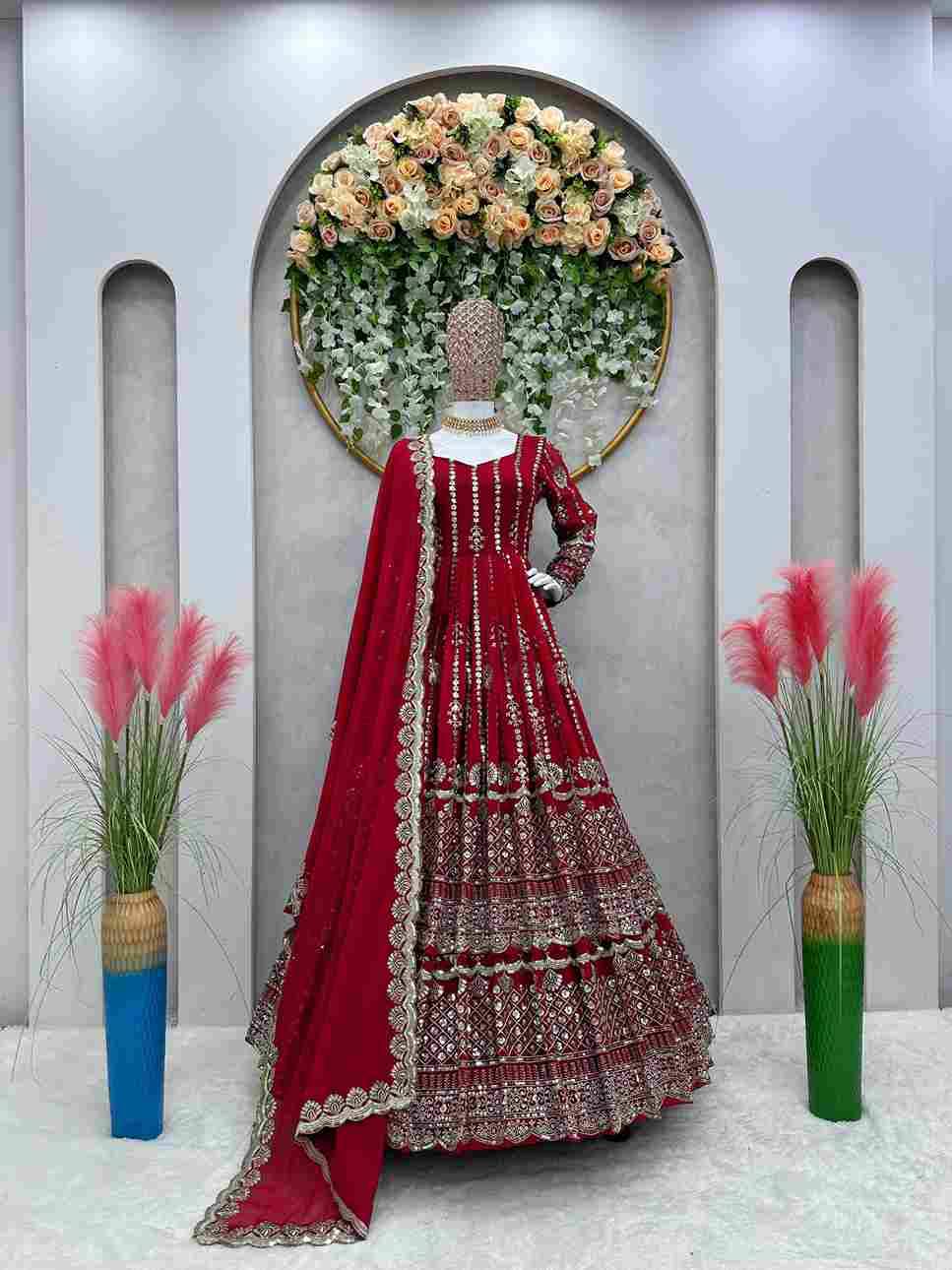 R-6458 By Fashid Wholesale Beautiful Festive Suits Colorful Stylish Fancy Casual Wear & Ethnic Wear Faux Georgette Dresses At Wholesale Price