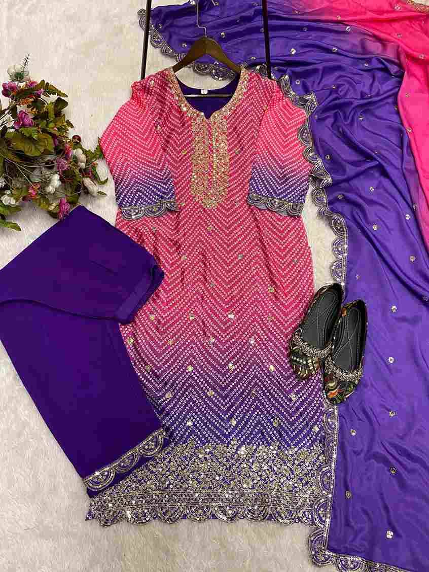 L-1880 By Fashid Wholesale 01 To 04 Series Beautiful Suits Colorful Stylish Fancy Casual Wear & Ethnic Wear Pure Chinnon Silk Dresses At Wholesale Price