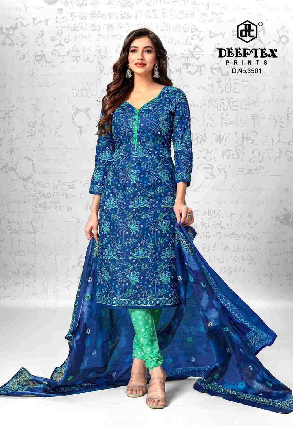 Chief Guest Vol-35 By Deeptex Prints 3501 To 3515 Series Beautiful Suits Colorful Stylish Fancy Casual Wear & Ethnic Wear Cotton Print Dresses At Wholesale Price