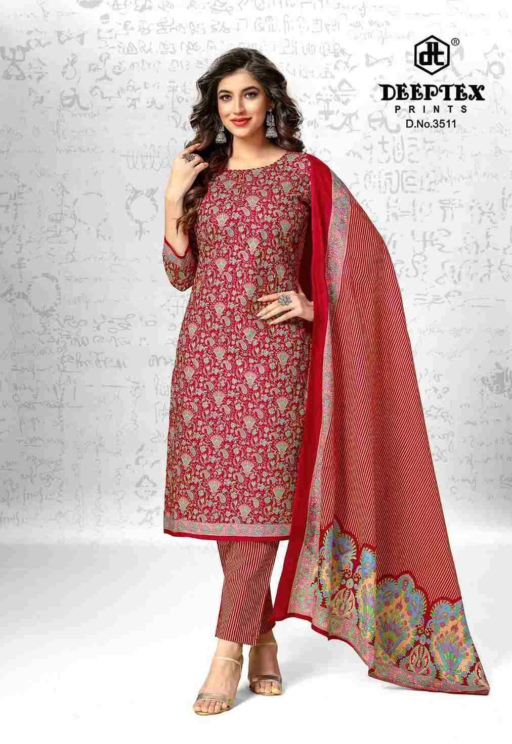 Chief Guest Vol-35 By Deeptex Prints 3501 To 3515 Series Beautiful Suits Colorful Stylish Fancy Casual Wear & Ethnic Wear Cotton Print Dresses At Wholesale Price