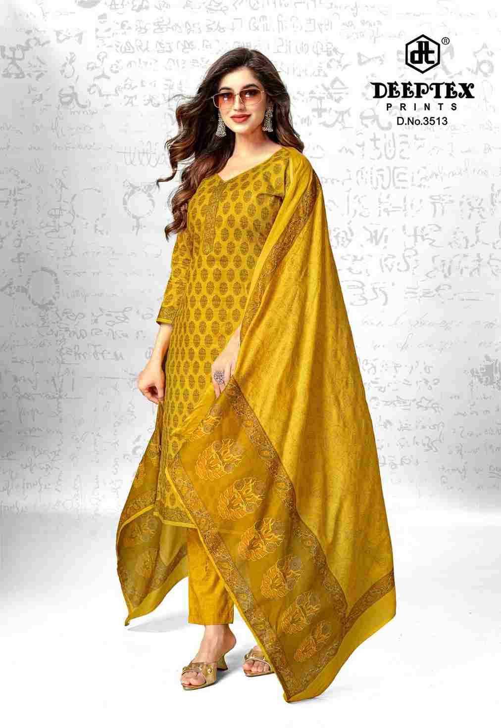 Chief Guest Vol-35 By Deeptex Prints 3501 To 3515 Series Beautiful Suits Colorful Stylish Fancy Casual Wear & Ethnic Wear Cotton Print Dresses At Wholesale Price