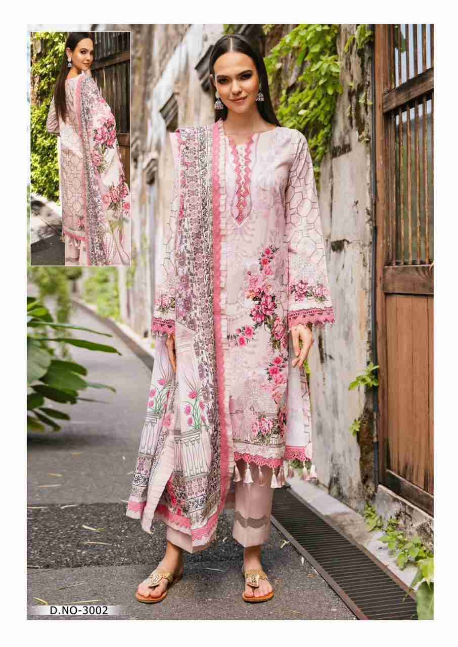 Qurbat Vol-3 By Mizaj 3001 To 3006 Series Beautiful Suits Colorful Stylish Fancy Casual Wear & Ethnic Wear Premium Cotton Print Dresses At Wholesale Price