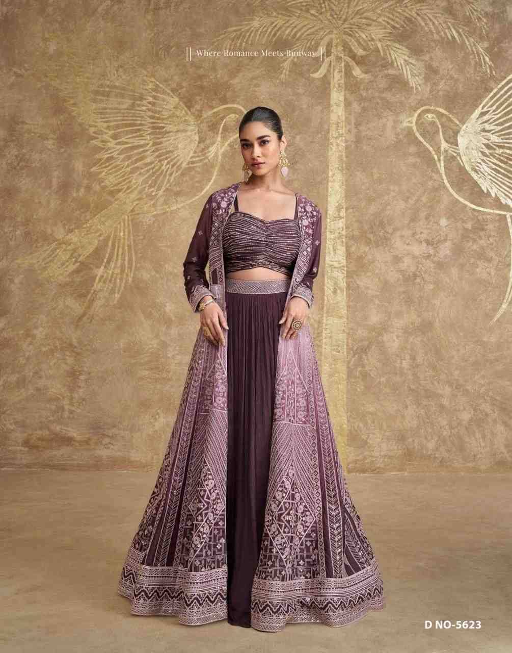 Tyohaar By Sayuri 5622 To 5623 Series Festive Wear Collection Beautiful Stylish Colorful Fancy Party Wear & Occasional Wear Chinnon Silk Lehengas At Wholesale Price