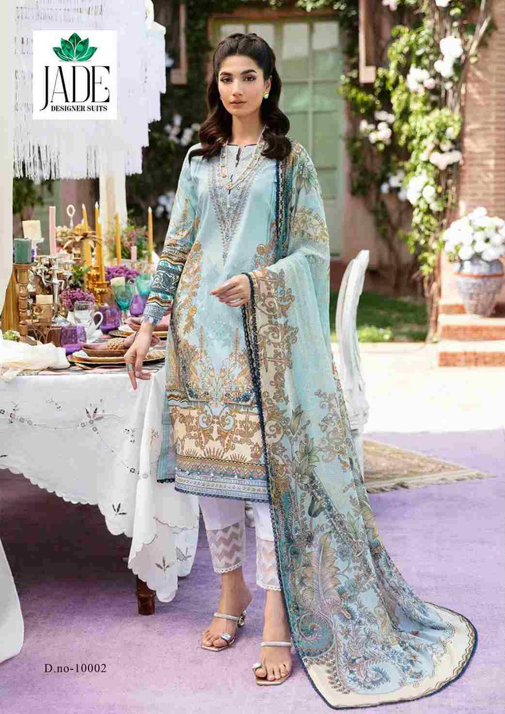 Crimsons Vol-10 By Jade 10001 To 10006 Series Beautiful Festive Suits Colorful Stylish Fancy Casual Wear & Ethnic Wear Pure Lawn Cotton Embroidered Dresses At Wholesale Price