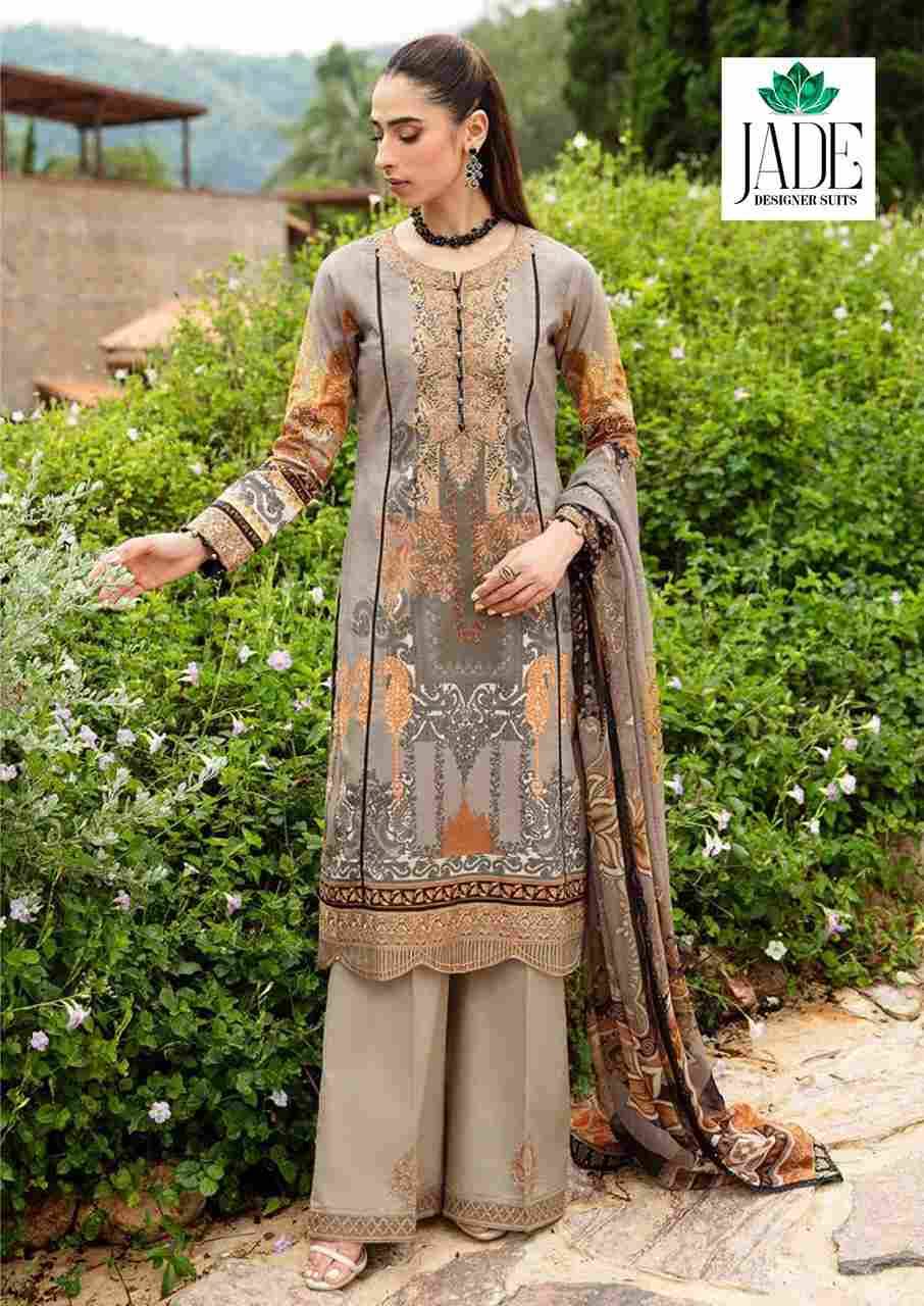 Crimsons Vol-10 By Jade 10001 To 10006 Series Beautiful Festive Suits Colorful Stylish Fancy Casual Wear & Ethnic Wear Pure Lawn Cotton Embroidered Dresses At Wholesale Price