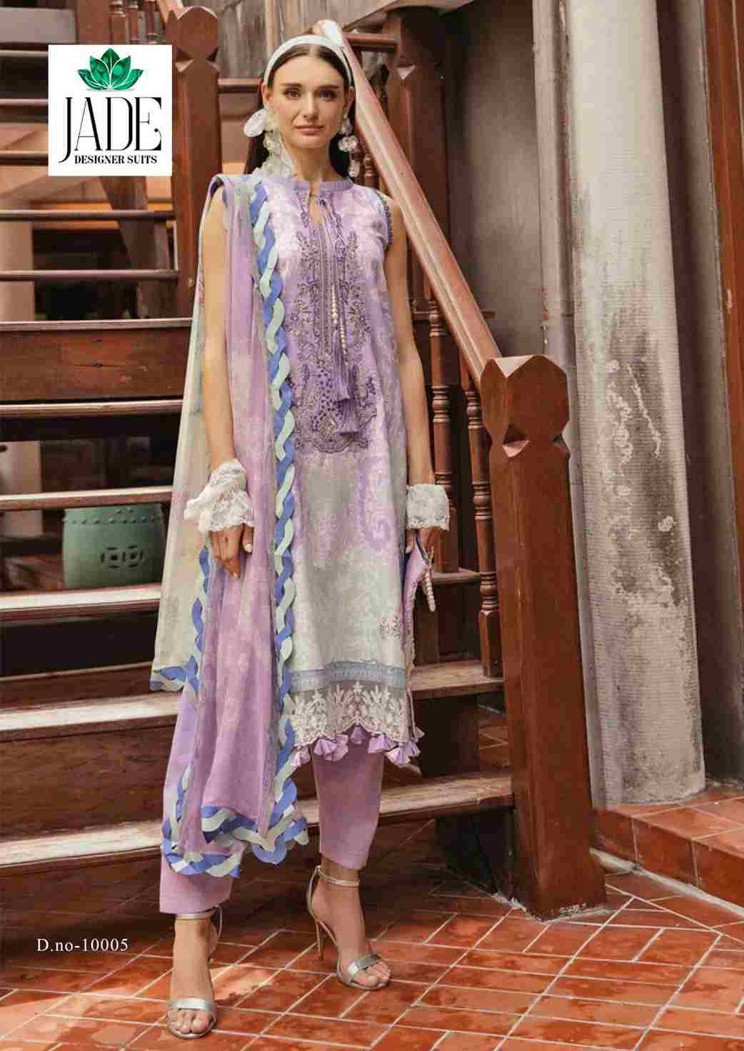 Crimsons Vol-10 By Jade 10001 To 10006 Series Beautiful Festive Suits Colorful Stylish Fancy Casual Wear & Ethnic Wear Pure Lawn Cotton Embroidered Dresses At Wholesale Price