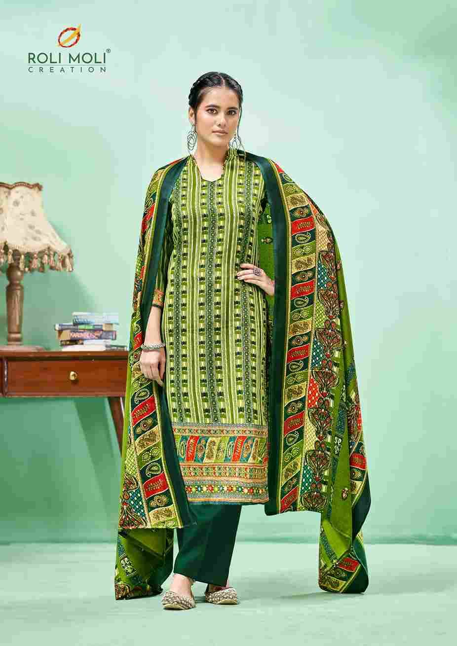 Andaaz By Roli Moli 1001 To 1008 Series Beautiful Stylish Festive Suits Fancy Colorful Casual Wear & Ethnic Wear & Ready To Wear Pashmina Dresses At Wholesale Price