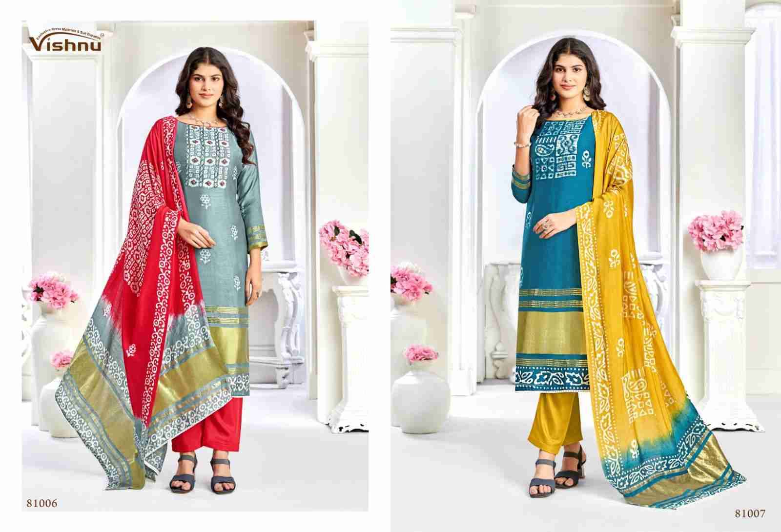 Niyati By Vishnu 81001 To 81010 Series Beautiful Stylish Festive Suits Fancy Colorful Casual Wear & Ethnic Wear & Ready To Wear Pure Silk Print Dresses At Wholesale Price