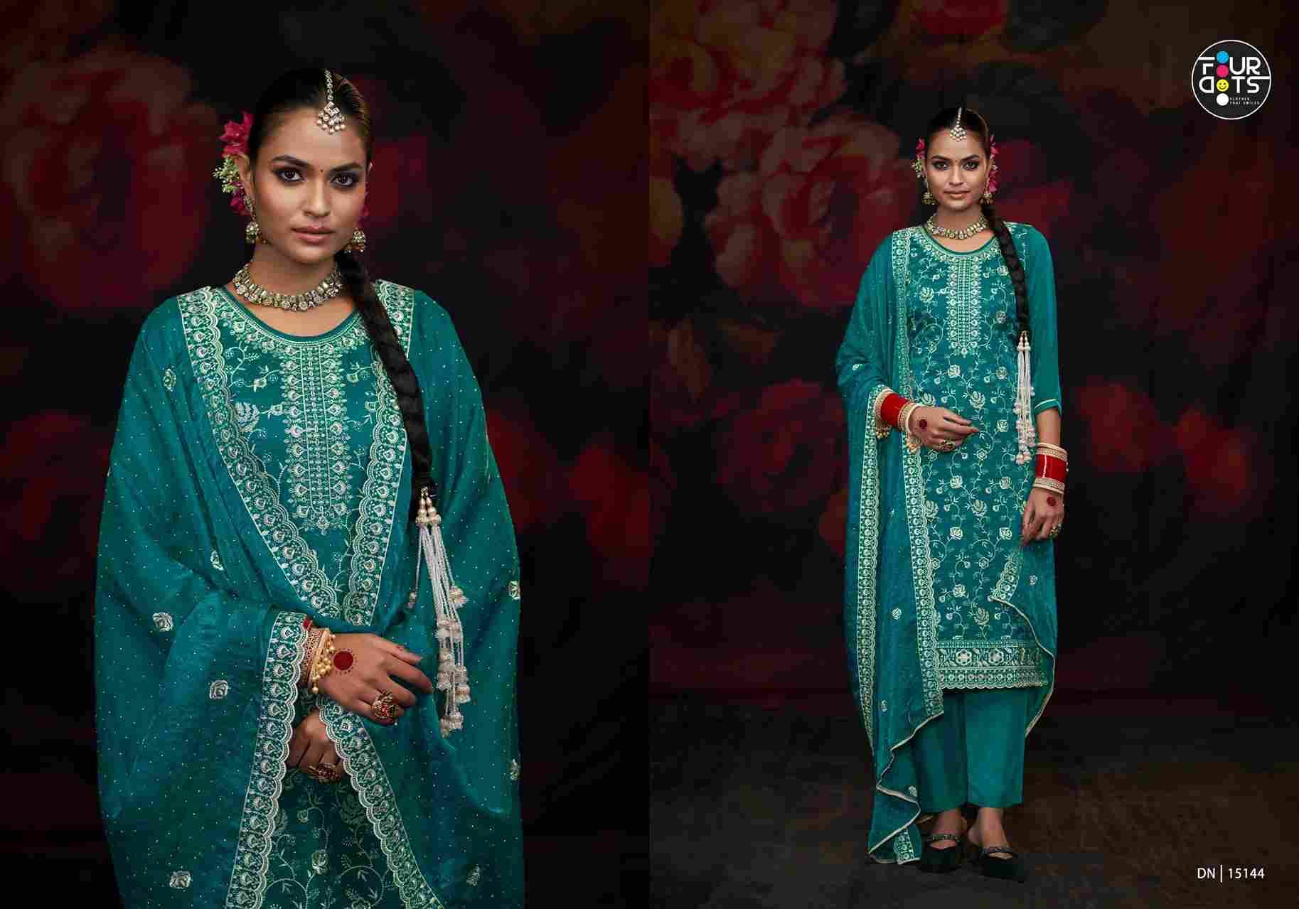 Antara By Four Dots 15141 To 15145 Series Beautiful Stylish Festive Suits Fancy Colorful Casual Wear & Ethnic Wear & Ready To Wear Viscose Silk Dresses At Wholesale Price