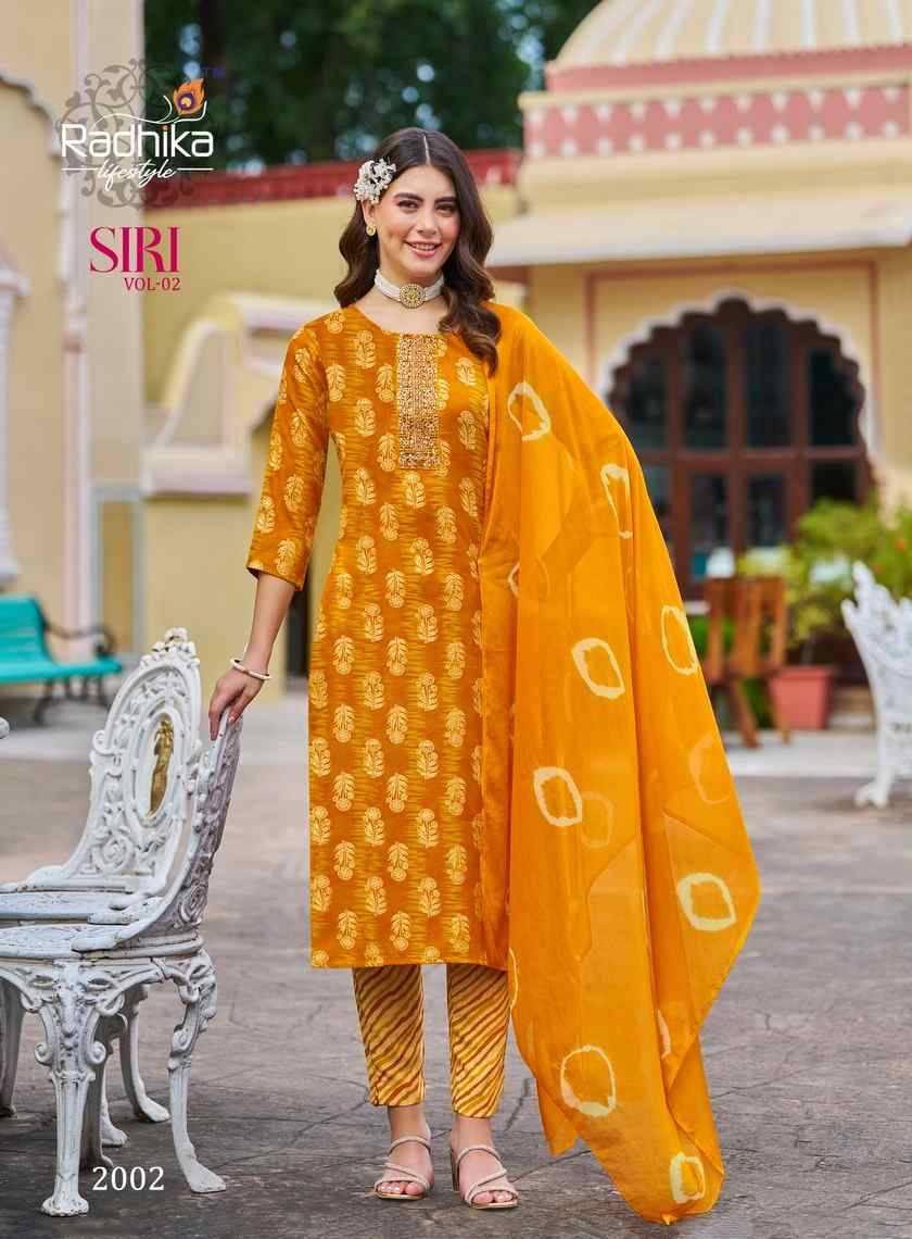 Siri Vol-2 By Radhika Lifestyle 2001 To 2008 Series Beautiful Stylish Festive Suits Fancy Colorful Casual Wear & Ethnic Wear & Ready To Wear Rayon Foil Dresses At Wholesale Price