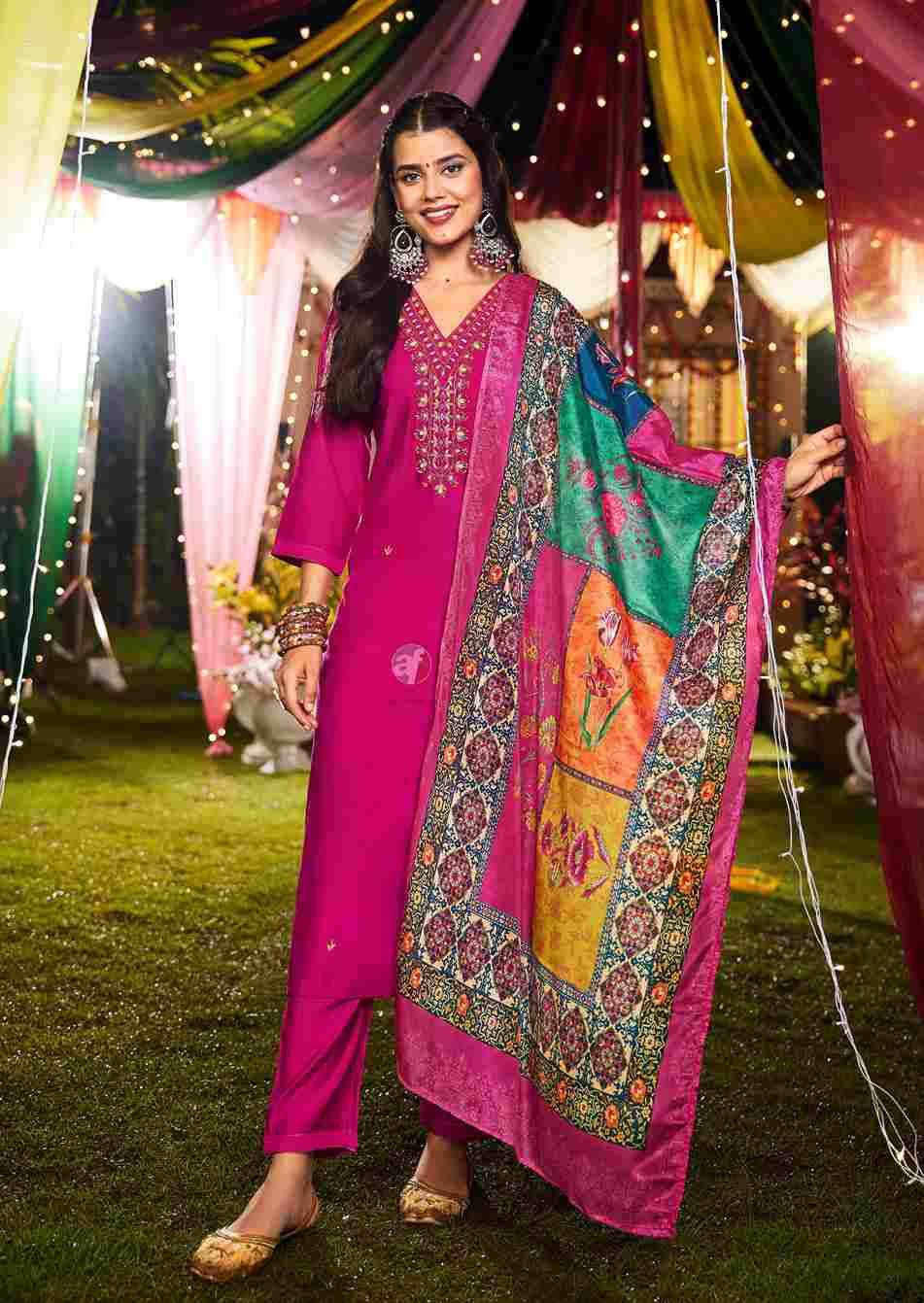 Shararat Vol-8 By Anju Fabrics 4001 To 4005 Series Beautiful Festive Suits Colorful Stylish Fancy Casual Wear & Ethnic Wear Modal Silk Dresses At Wholesale Price