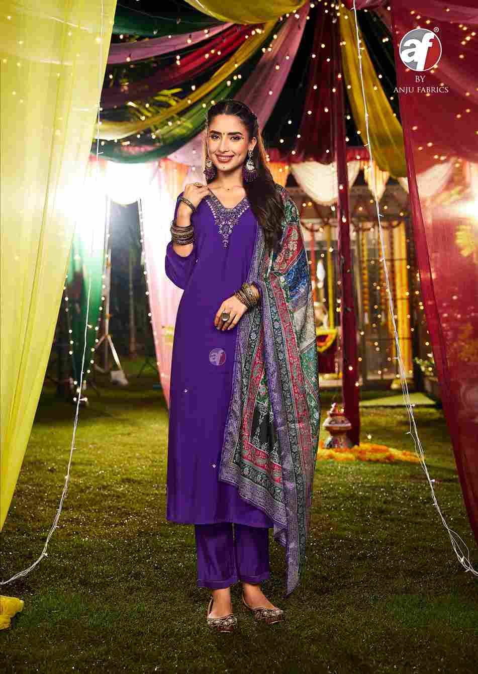 Shararat Vol-8 By Anju Fabrics 4001 To 4005 Series Beautiful Festive Suits Colorful Stylish Fancy Casual Wear & Ethnic Wear Modal Silk Dresses At Wholesale Price