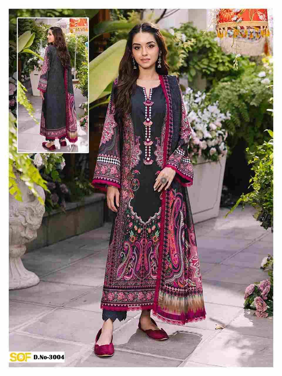 Aliya.B Vol-3 By Shree Om Fab 3001 To 3006 Series Beautiful Festive Suits Stylish Fancy Colorful Casual Wear & Ethnic Wear Pure Lawn Digital Print Dresses At Wholesale Price