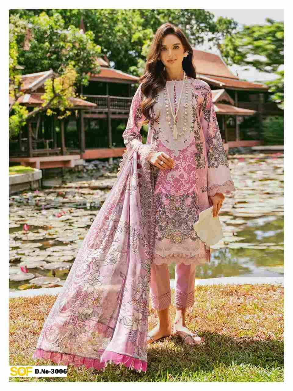 Aliya.B Vol-3 By Shree Om Fab 3001 To 3006 Series Beautiful Festive Suits Stylish Fancy Colorful Casual Wear & Ethnic Wear Pure Lawn Digital Print Dresses At Wholesale Price