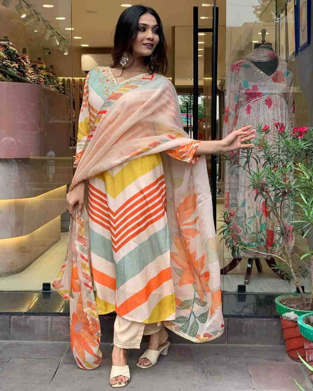 Happy By Fashid Wholesale 01 To 02 Series Beautiful Festive Suits Colorful Stylish Fancy Casual Wear & Ethnic Wear Muslin Dresses At Wholesale Price