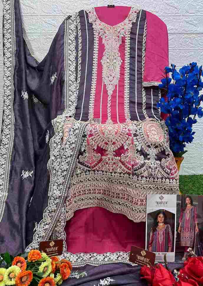 Mahnur Vol-53 By Mahnur Fashion 53001 To 53002 Series Beautiful Pakistani Suits Colorful Stylish Fancy Casual Wear & Ethnic Wear Silk Dresses At Wholesale Price