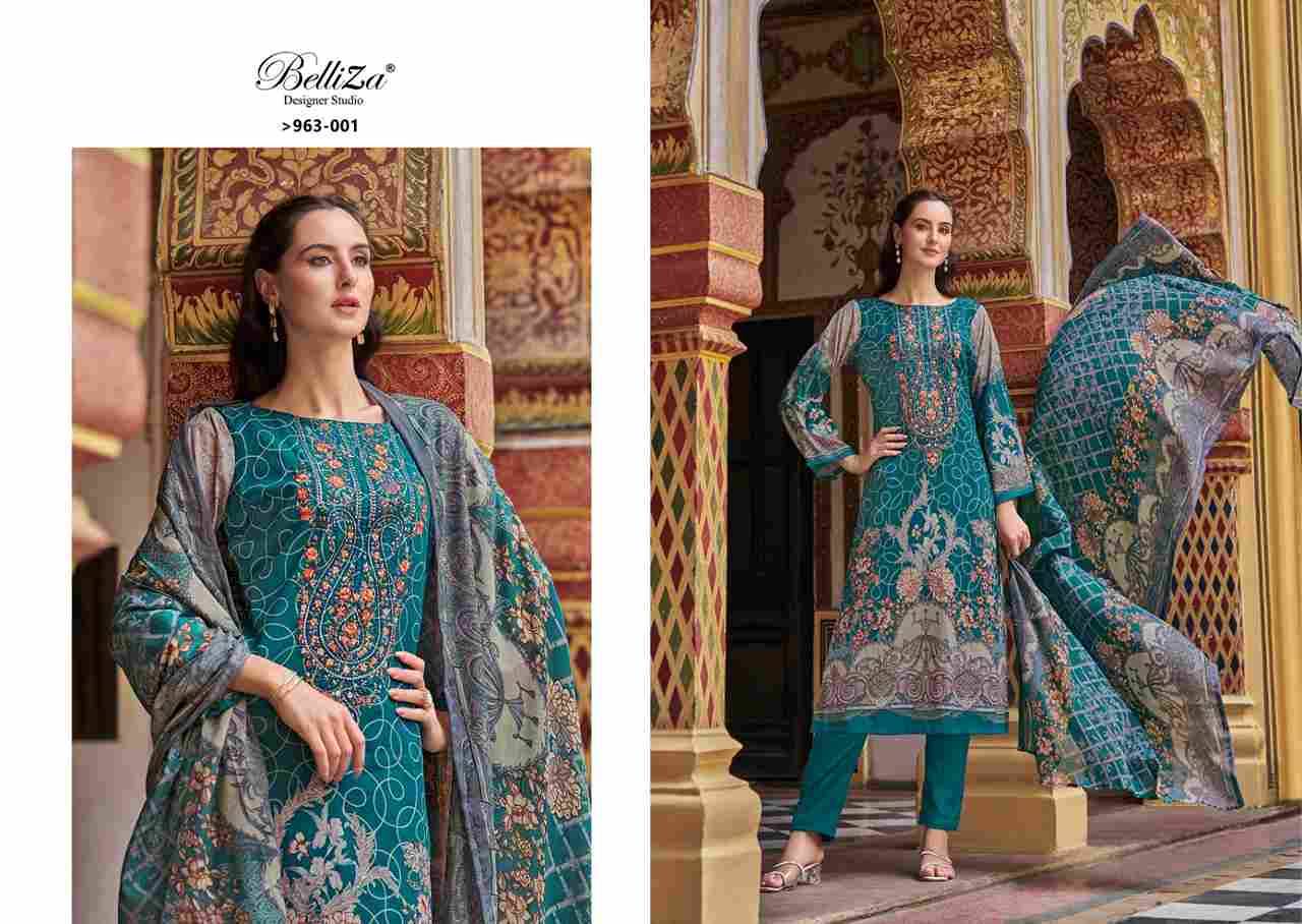 Naira Vol-72 By Belliza 963-001 To 963-008 Series Beautiful Festive Suits Stylish Fancy Colorful Casual Wear & Ethnic Wear Pure Cotton Print Dresses At Wholesale Price