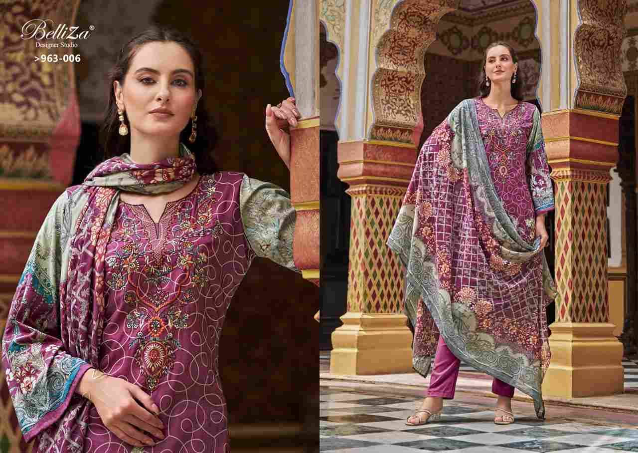 Naira Vol-72 By Belliza 963-001 To 963-008 Series Beautiful Festive Suits Stylish Fancy Colorful Casual Wear & Ethnic Wear Pure Cotton Print Dresses At Wholesale Price