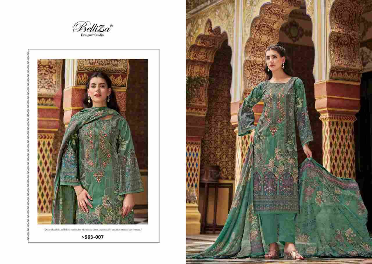 Naira Vol-72 By Belliza 963-001 To 963-008 Series Beautiful Festive Suits Stylish Fancy Colorful Casual Wear & Ethnic Wear Pure Cotton Print Dresses At Wholesale Price