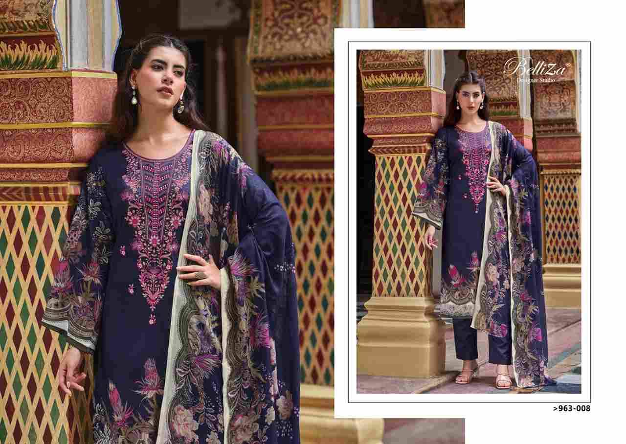 Naira Vol-72 By Belliza 963-001 To 963-008 Series Beautiful Festive Suits Stylish Fancy Colorful Casual Wear & Ethnic Wear Pure Cotton Print Dresses At Wholesale Price