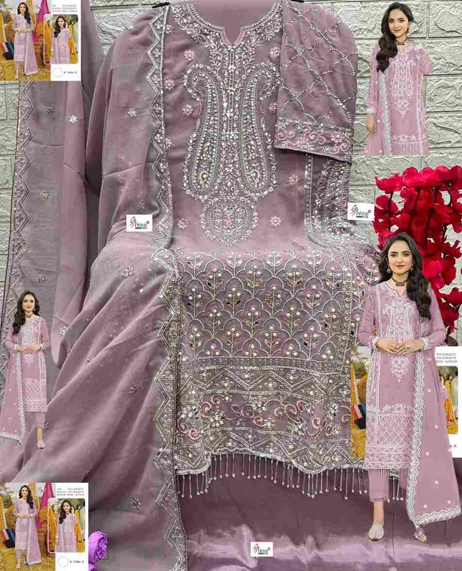 Shree Fabs Hit Design K-5086 Colours By Shree Fabs K-5086-A To K-5086-D Series Designer Pakistani Suits Beautiful Fancy Stylish Colorful Party Wear & Occasional Wear Faux Georgette Embroidery Dresses At Wholesale Price