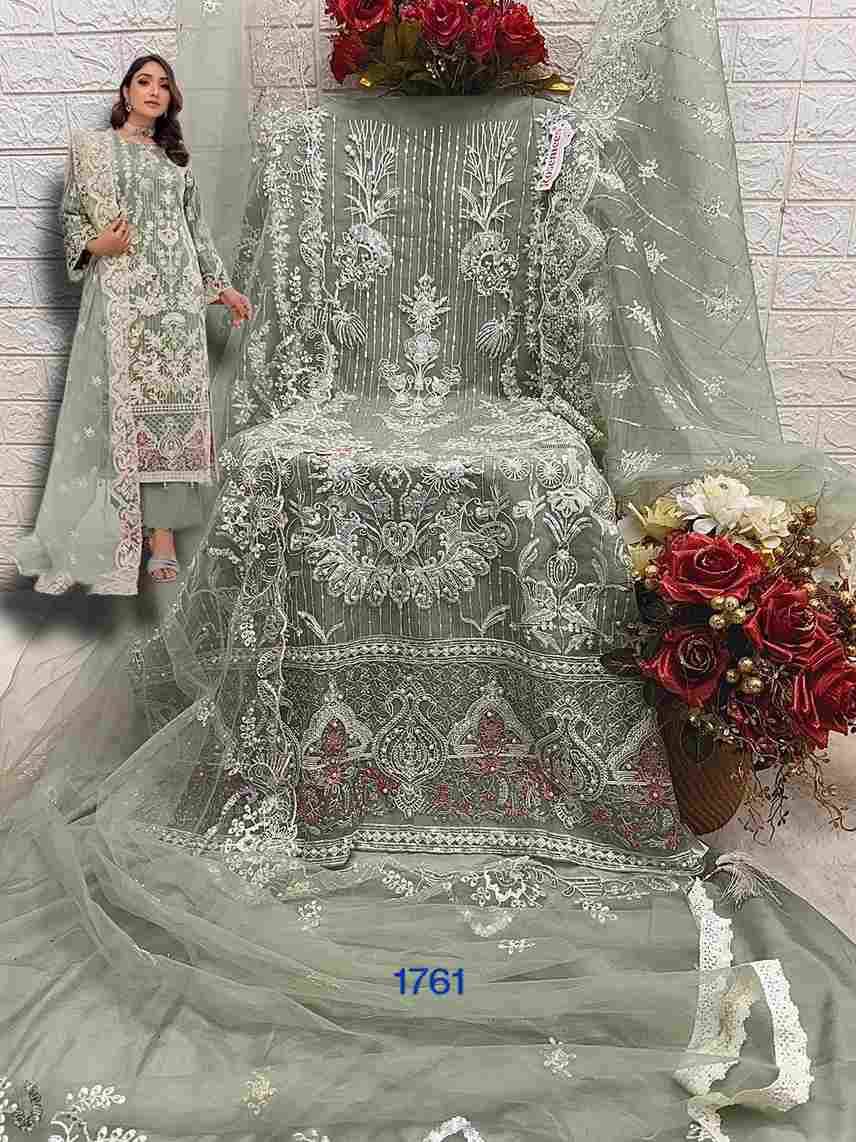 Fepic 1761 Colours By Fepic 1761-A To 1761-C Series Beautiful Pakistani Suits Colorful Stylish Fancy Casual Wear & Ethnic Wear Organza Embroidered Dresses At Wholesale Price