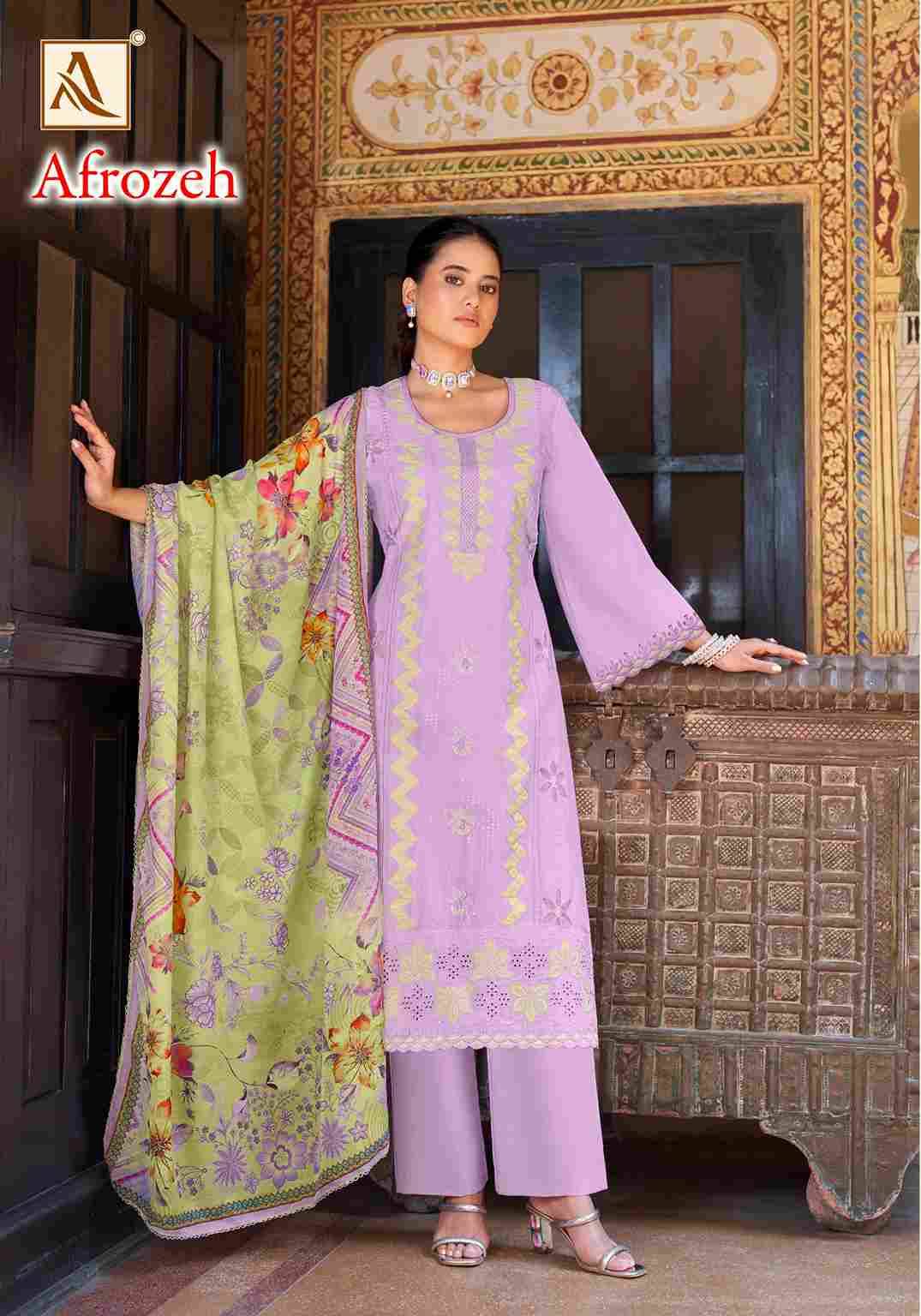 Afrozeh By Alok Suit 1622-001 To 1622-006 Series Beautiful Festive Suits Stylish Fancy Colorful Casual Wear & Ethnic Wear Pure Cambric Lawn Cotton Embroidered Dresses At Wholesale Price