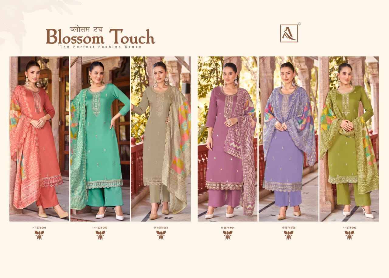 Blossom Touch By Alok Suit 1574-001 To 1574-006 Series Beautiful Festive Suits Colorful Stylish Fancy Casual Wear & Ethnic Wear Pure Jam Cotton Dresses At Wholesale Price