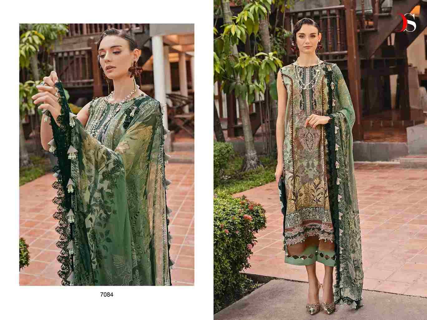 Bliss Lawn-24 Vol-2 By Deepsy Suits 7081 To 7088 Series Beautiful Pakistani Suits Colorful Stylish Fancy Casual Wear & Ethnic Wear Pure Cotton Dresses At Wholesale Price