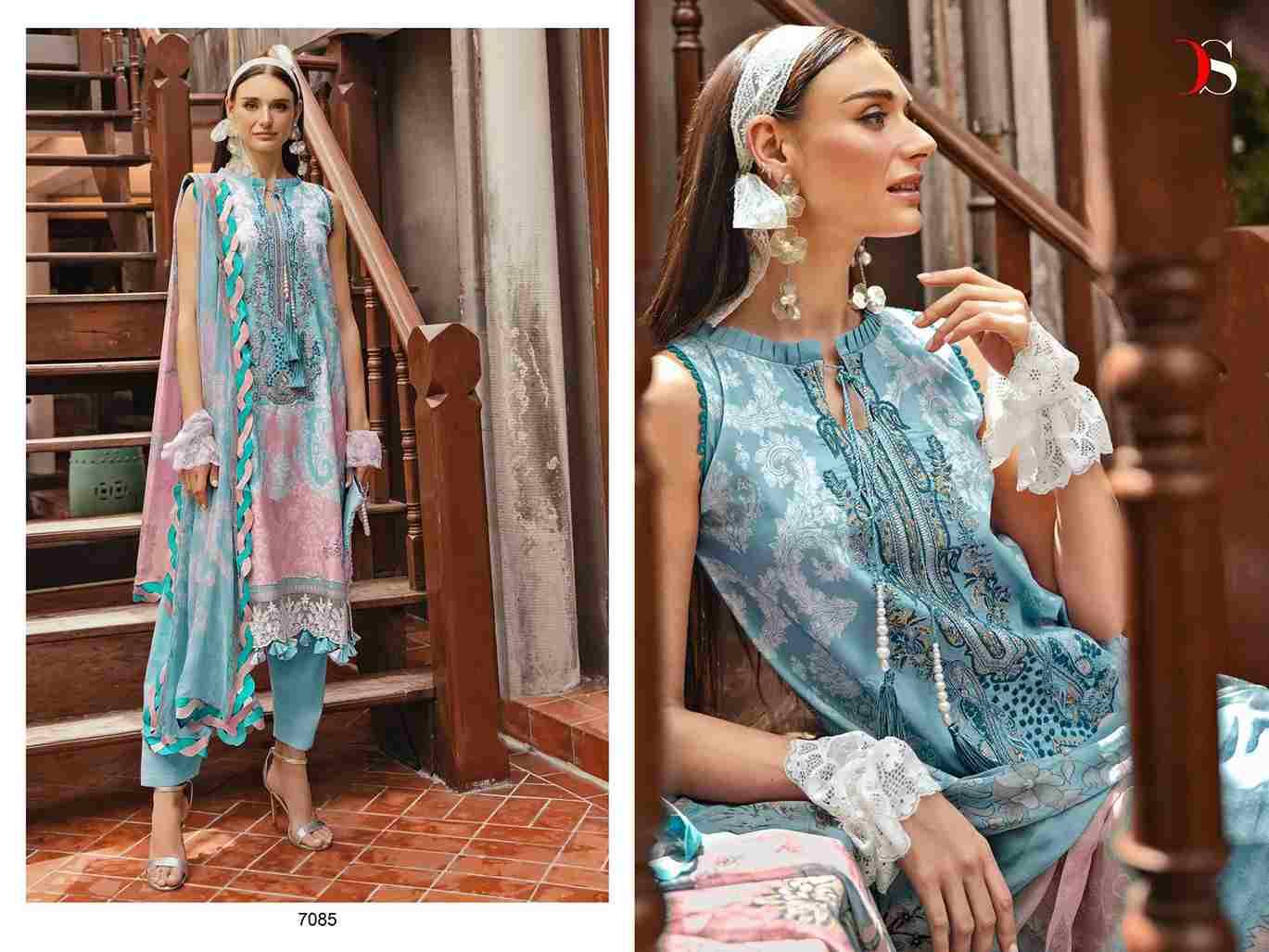 Bliss Lawn-24 Vol-2 By Deepsy Suits 7081 To 7088 Series Beautiful Pakistani Suits Colorful Stylish Fancy Casual Wear & Ethnic Wear Pure Cotton Dresses At Wholesale Price