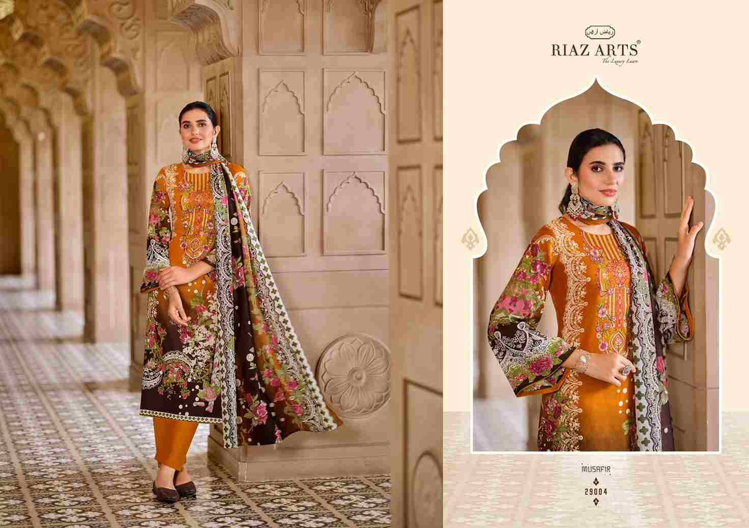 Musafir Vol-18 By Riaz Arts 27001 To 27008 Series Wholesale Designer Pakistani Suits Collection Beautiful Stylish Fancy Colorful Party Wear & Occasional Wear Pure Lawn Print With Embroidered Dresses At Wholesale Price