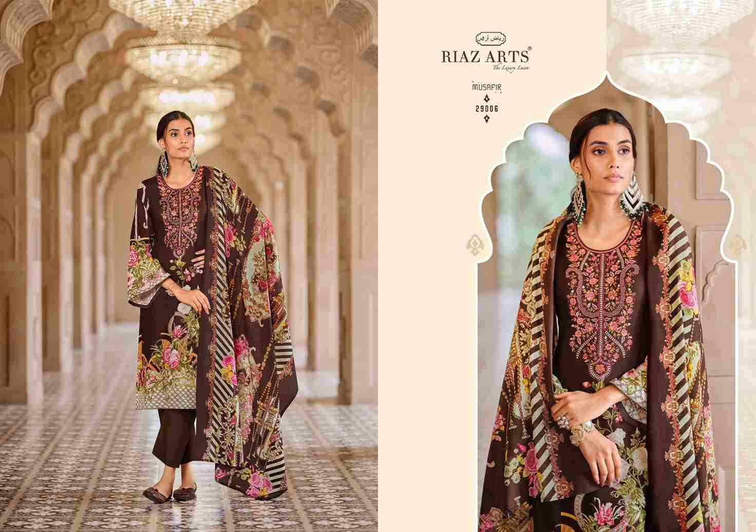 Musafir Vol-18 By Riaz Arts 27001 To 27008 Series Wholesale Designer Pakistani Suits Collection Beautiful Stylish Fancy Colorful Party Wear & Occasional Wear Pure Lawn Print With Embroidered Dresses At Wholesale Price