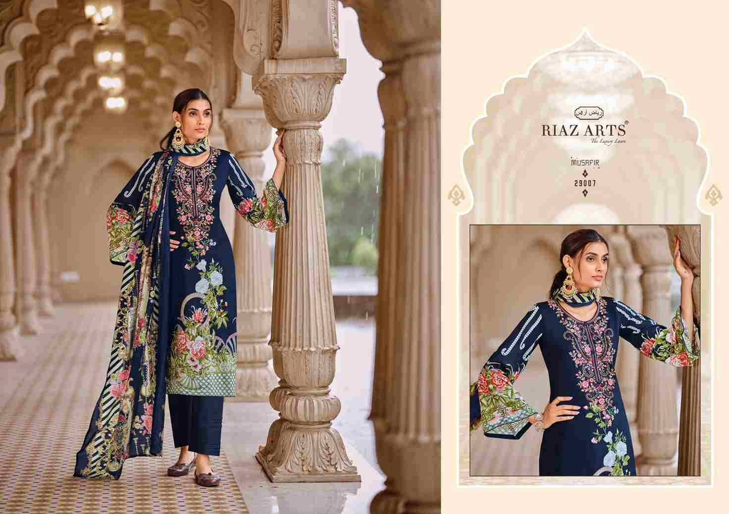 Musafir Vol-18 By Riaz Arts 27001 To 27008 Series Wholesale Designer Pakistani Suits Collection Beautiful Stylish Fancy Colorful Party Wear & Occasional Wear Pure Lawn Print With Embroidered Dresses At Wholesale Price