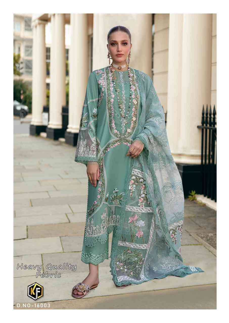 Sobia Nazir Vol-16 By Keval Fab 16001 To 16006 Series Beautiful Festive Suits Colorful Stylish Fancy Casual Wear & Ethnic Wear Heavy Cotton Print Dresses At Wholesale Price