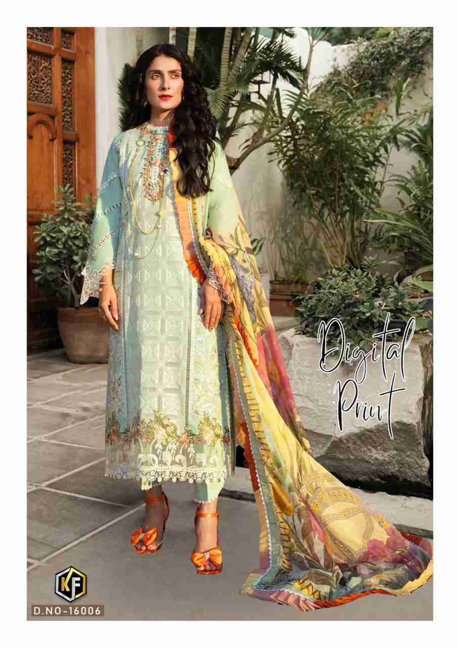 Sobia Nazir Vol-16 By Keval Fab 16001 To 16006 Series Beautiful Festive Suits Colorful Stylish Fancy Casual Wear & Ethnic Wear Heavy Cotton Print Dresses At Wholesale Price