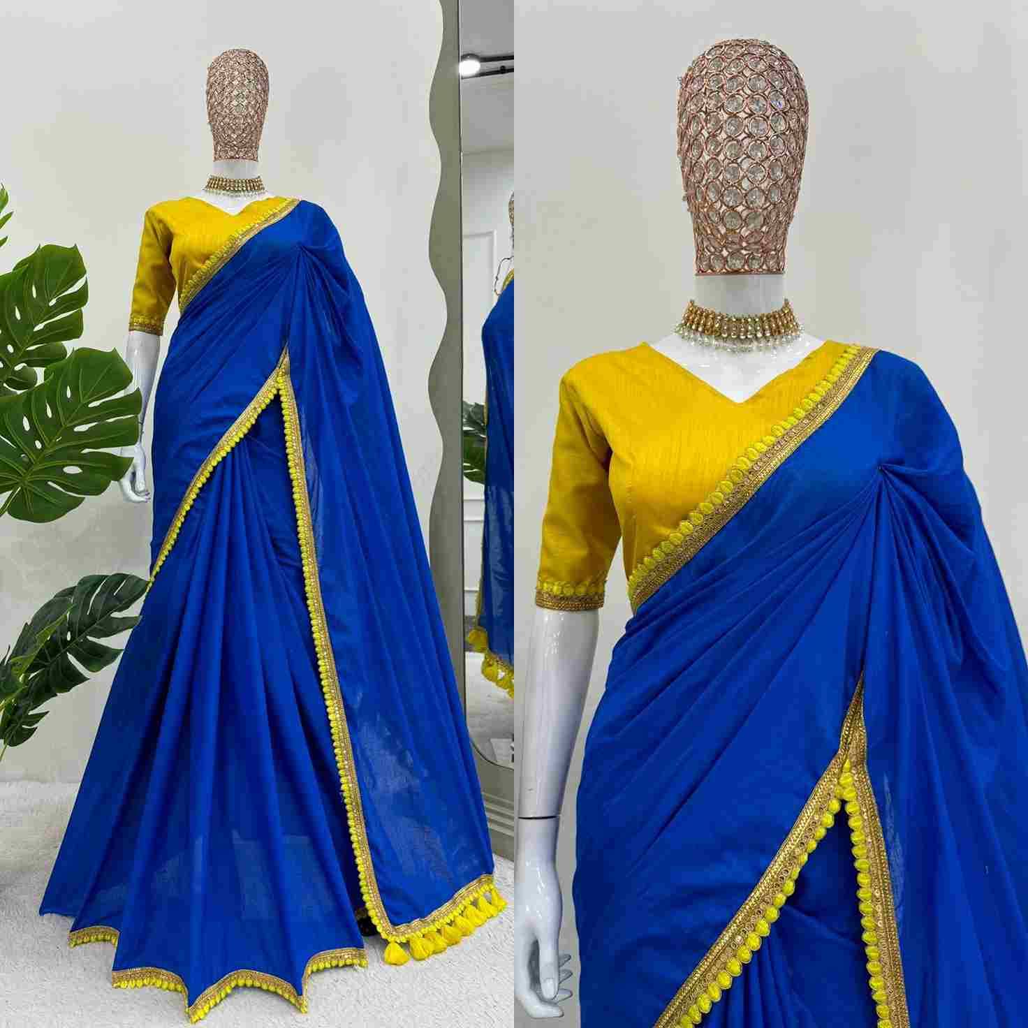 K-525 By Fashid Wholesale Indian Traditional Wear Collection Beautiful Stylish Fancy Colorful Party Wear & Occasional Wear Mal Cotton Designer Sarees At Wholesale Price