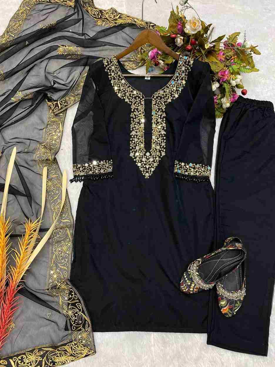 L-1705 By Fashid Wholesale 01 To 02 Series Beautiful Stylish Fancy Colorful Casual Wear & Ethnic Wear Organza Dresses At Wholesale Price