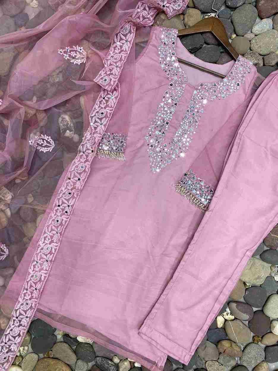 L-1705 By Fashid Wholesale 01 To 02 Series Beautiful Stylish Fancy Colorful Casual Wear & Ethnic Wear Organza Dresses At Wholesale Price