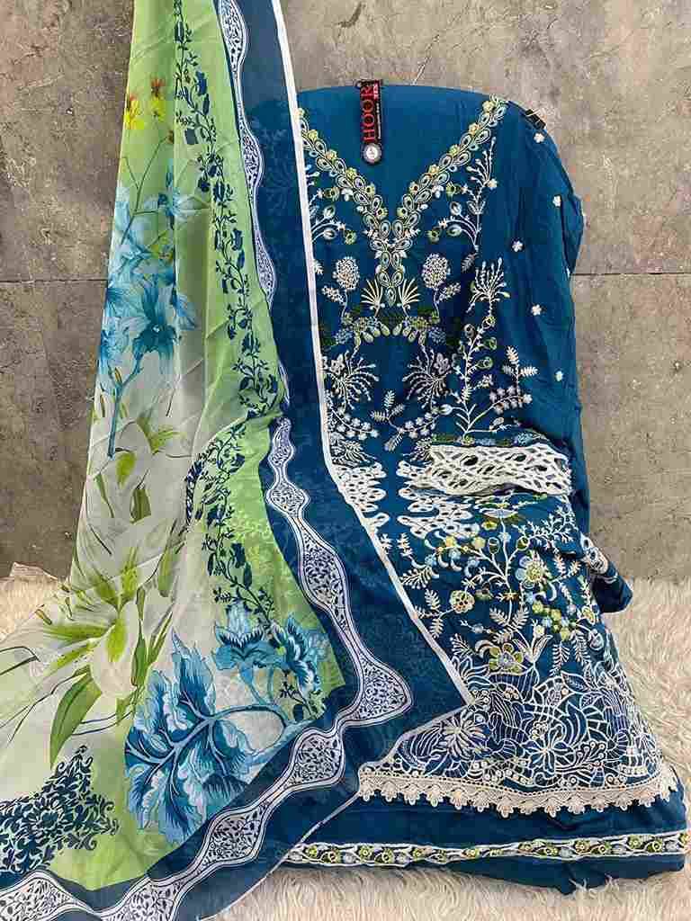 Hoor Tex Hit Design H-320 By Hoor Tex Designer Festive Pakistani Suits Collection Beautiful Stylish Fancy Colorful Party Wear & Occasional Wear Lawn Cotton With Embroidered Dresses At Wholesale Price