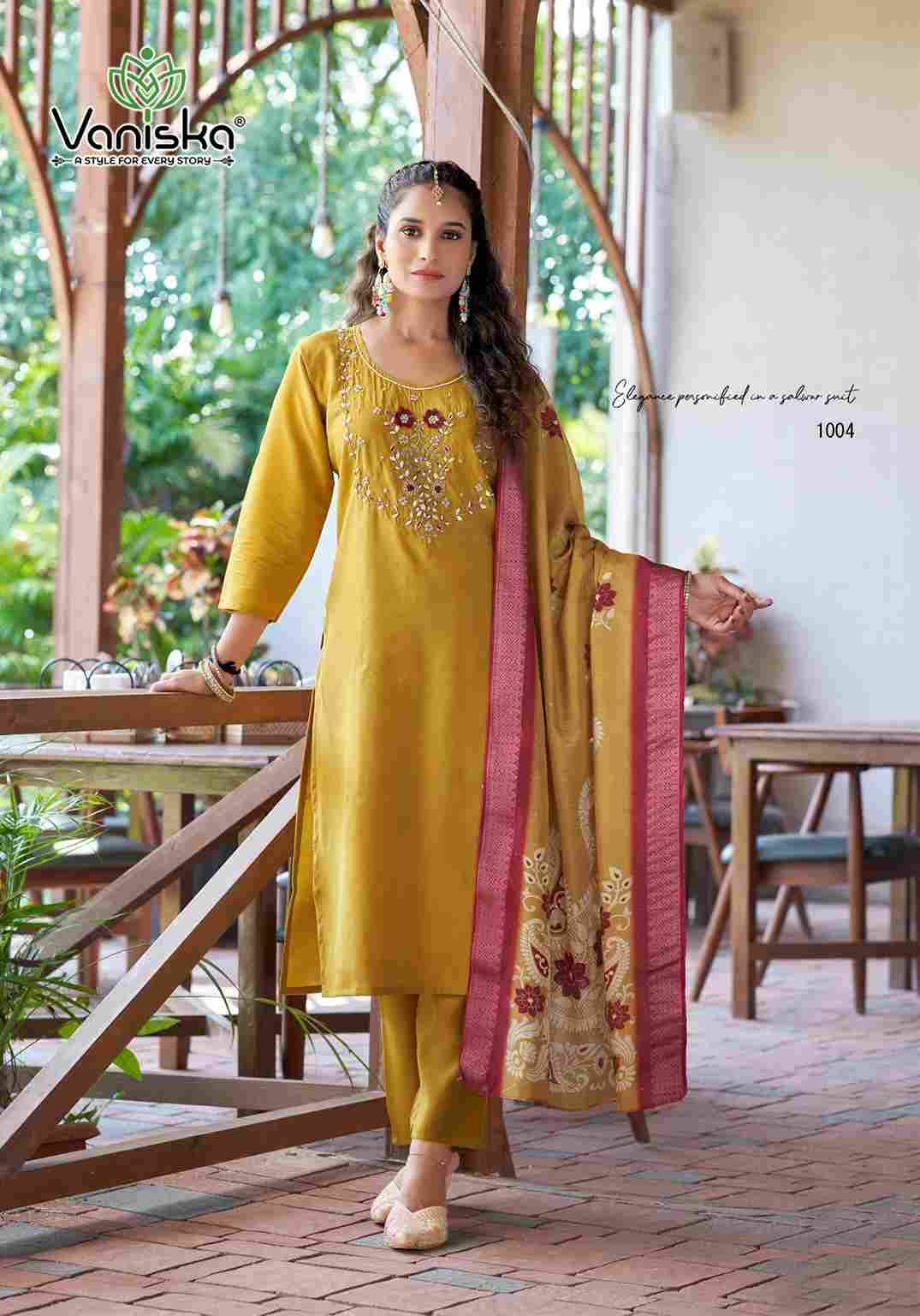 Fitoor By Vaniska 1001 To 1006 Series Beautiful Festive Suits Colorful Stylish Fancy Casual Wear & Ethnic Wear Heavy Roman Dresses At Wholesale Price