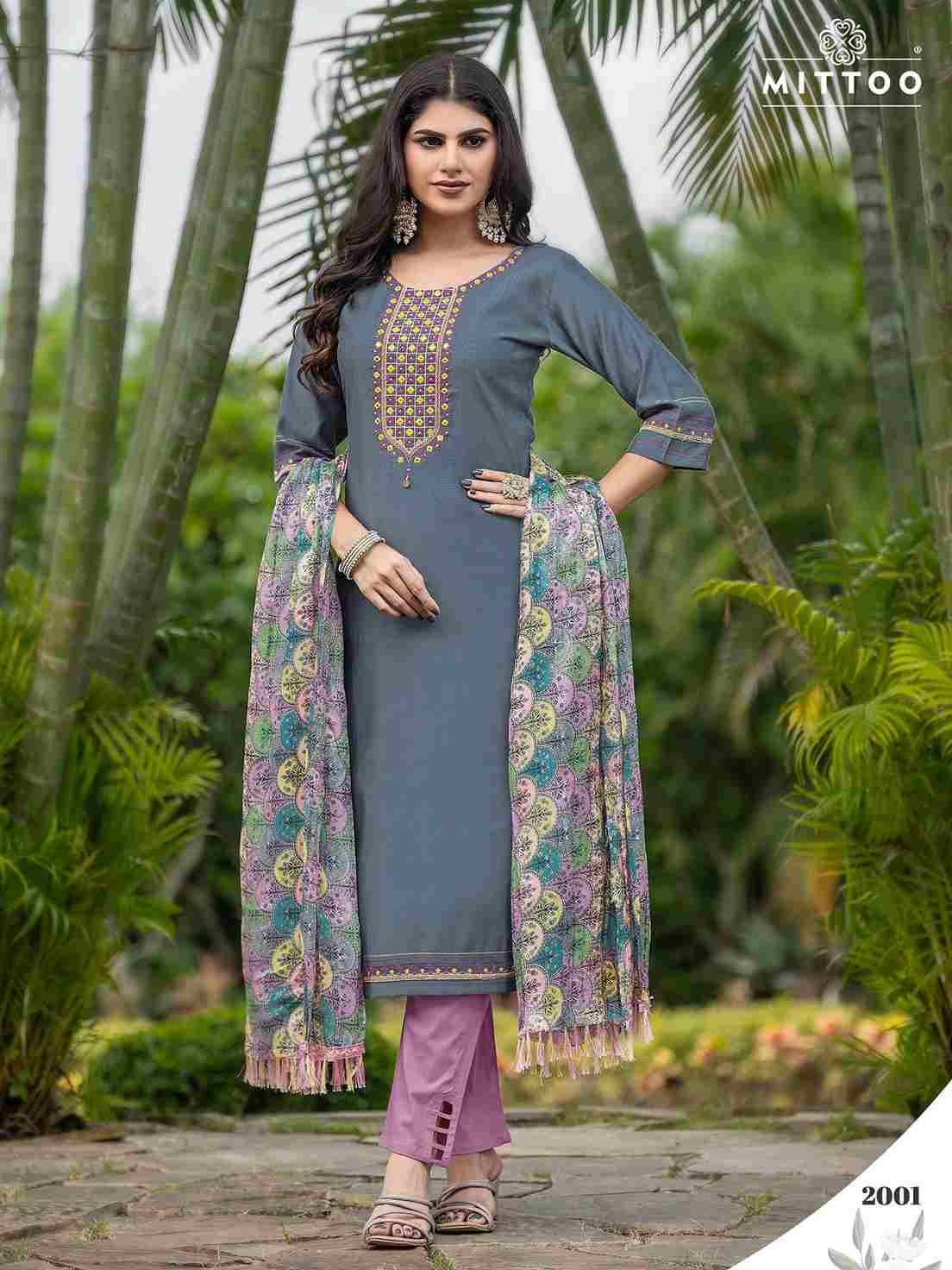 Aaradhna By Mittoo 2001 To 2006 Series Beautiful Festive Suits Colorful Stylish Fancy Casual Wear & Ethnic Wear Heavy Viscose Dresses At Wholesale Price