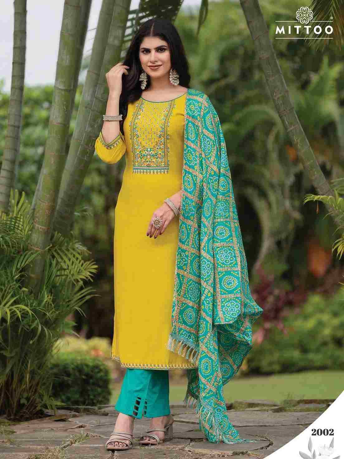 Aaradhna By Mittoo 2001 To 2006 Series Beautiful Festive Suits Colorful Stylish Fancy Casual Wear & Ethnic Wear Heavy Viscose Dresses At Wholesale Price