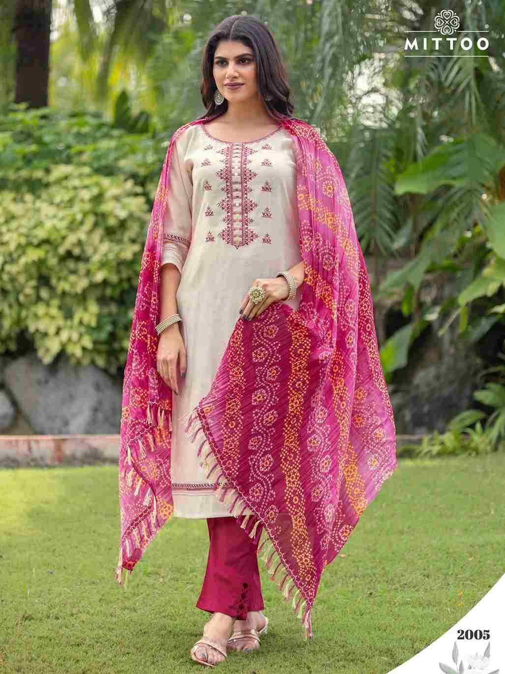 Aaradhna By Mittoo 2001 To 2006 Series Beautiful Festive Suits Colorful Stylish Fancy Casual Wear & Ethnic Wear Heavy Viscose Dresses At Wholesale Price