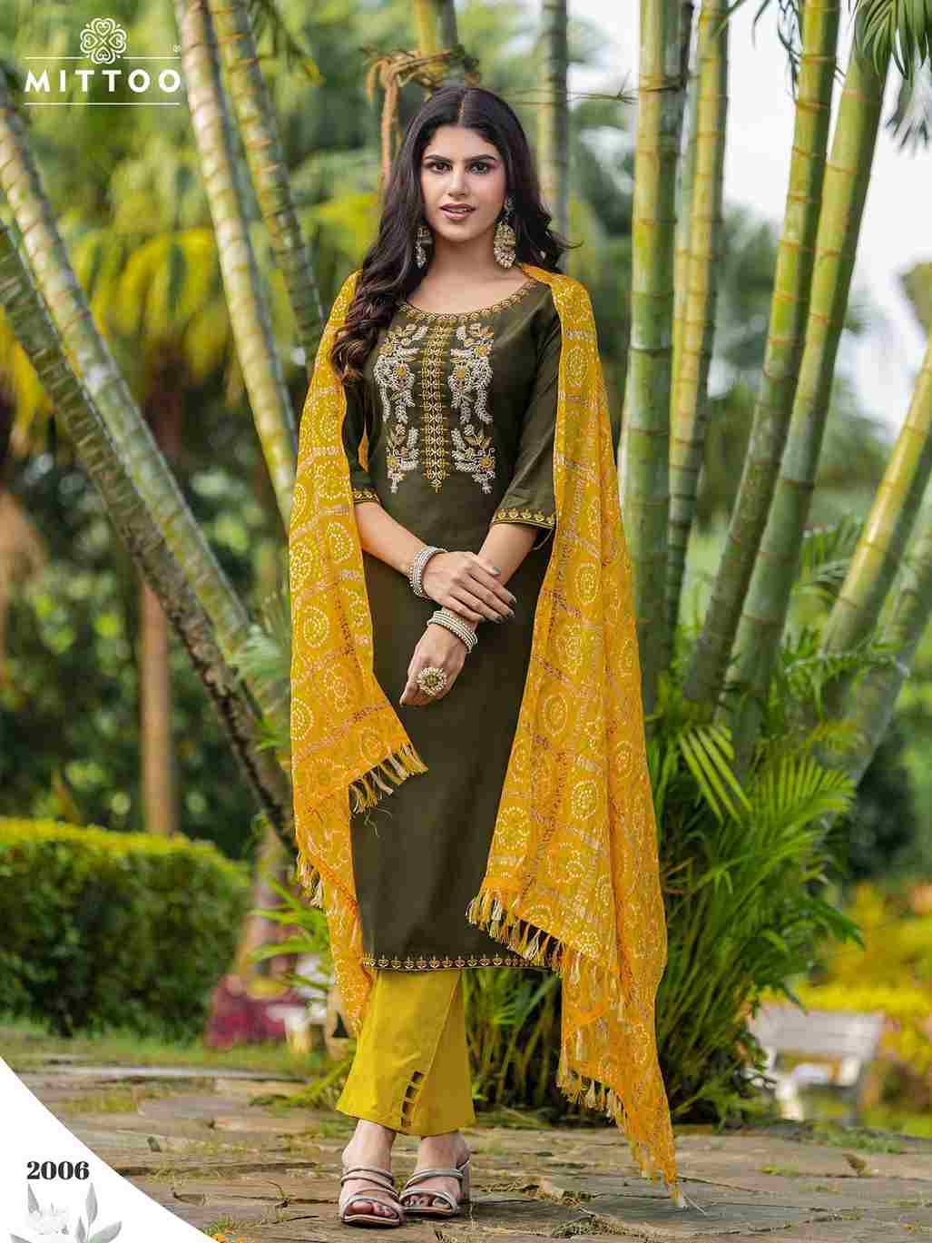 Aaradhna By Mittoo 2001 To 2006 Series Beautiful Festive Suits Colorful Stylish Fancy Casual Wear & Ethnic Wear Heavy Viscose Dresses At Wholesale Price