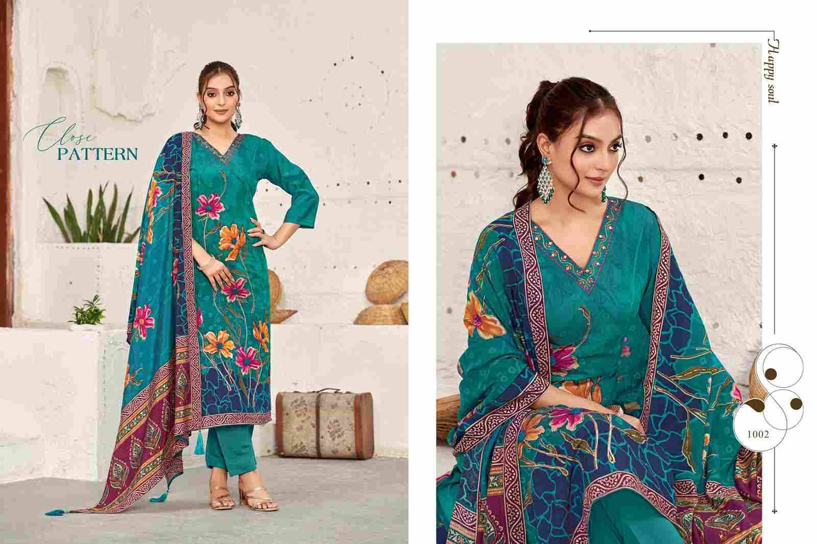 Zisa By Isavasyam 1001 To 1004 Series Beautiful Suits Colorful Stylish Fancy Casual Wear & Ethnic Wear Roman Silk Embroidery Dresses At Wholesale Price