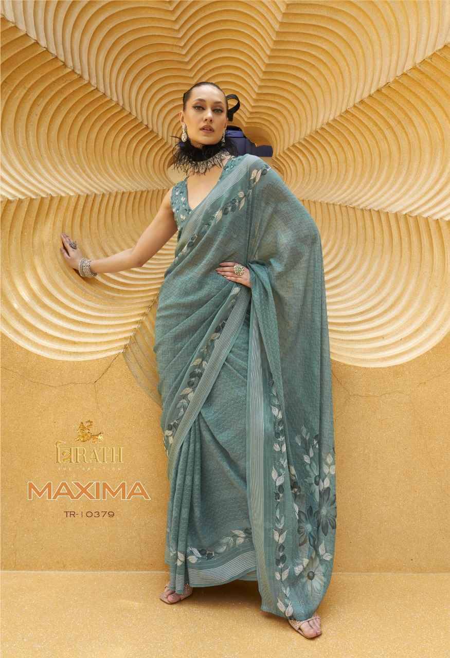 Maxima By Trirath 10374 To 10381 Series Indian Traditional Wear Collection Beautiful Stylish Fancy Colorful Party Wear & Occasional Wear Silk Sarees At Wholesale Price