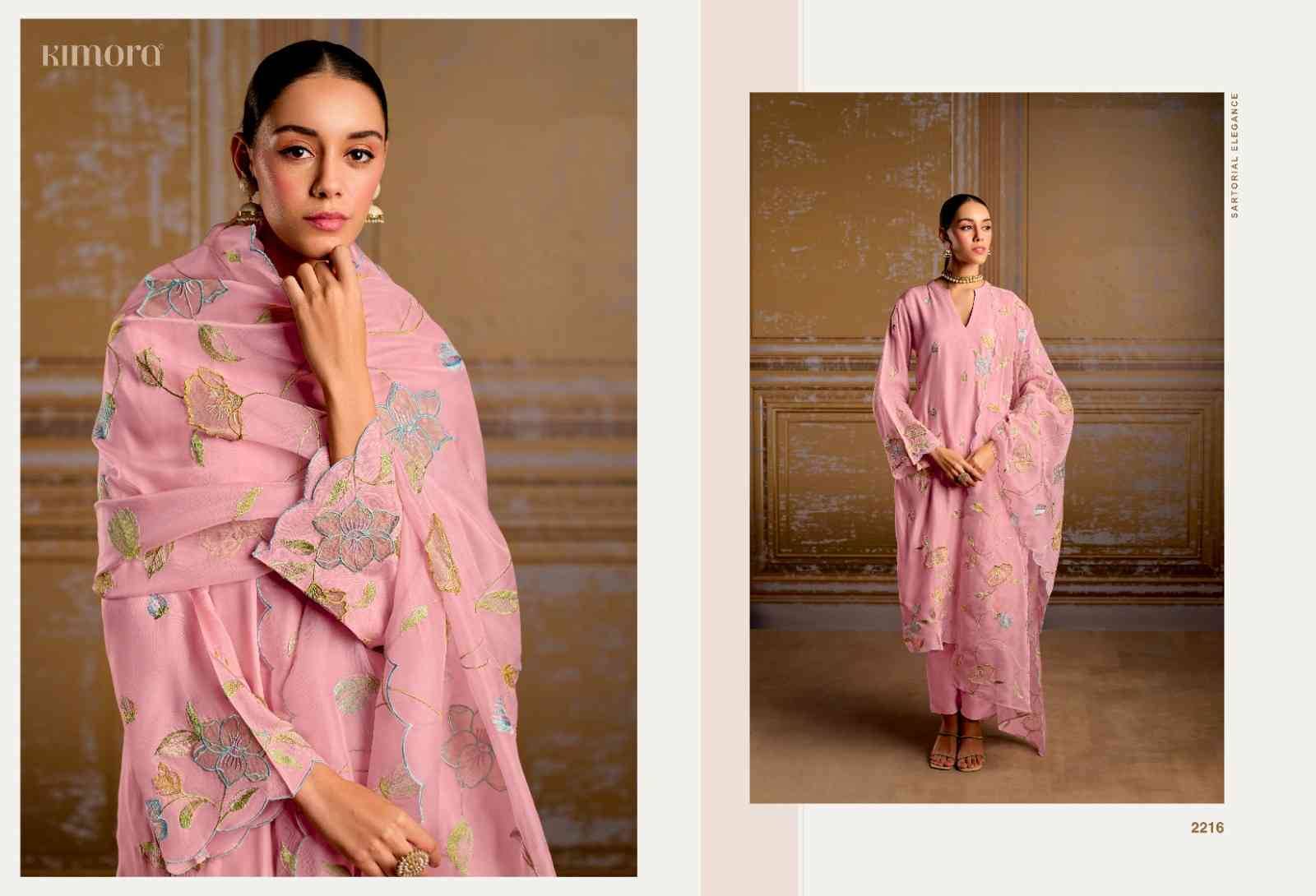 Qurbat By Kimora Fashion 2211 To 2216 Series Designer Festive Suits Collection Beautiful Stylish Fancy Colorful Party Wear & Occasional Wear Bemberg Silk Dresses At Wholesale Price