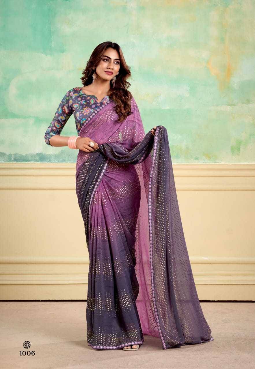 Nairobi By Stavan 1001 To 1010 Series Indian Traditional Wear Collection Beautiful Stylish Fancy Colorful Party Wear & Occasional Wear Weightless Sarees At Wholesale Price